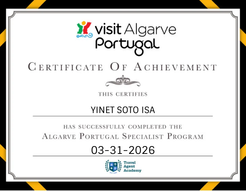 Certificado de Algarve, Portugal: Specialist Program