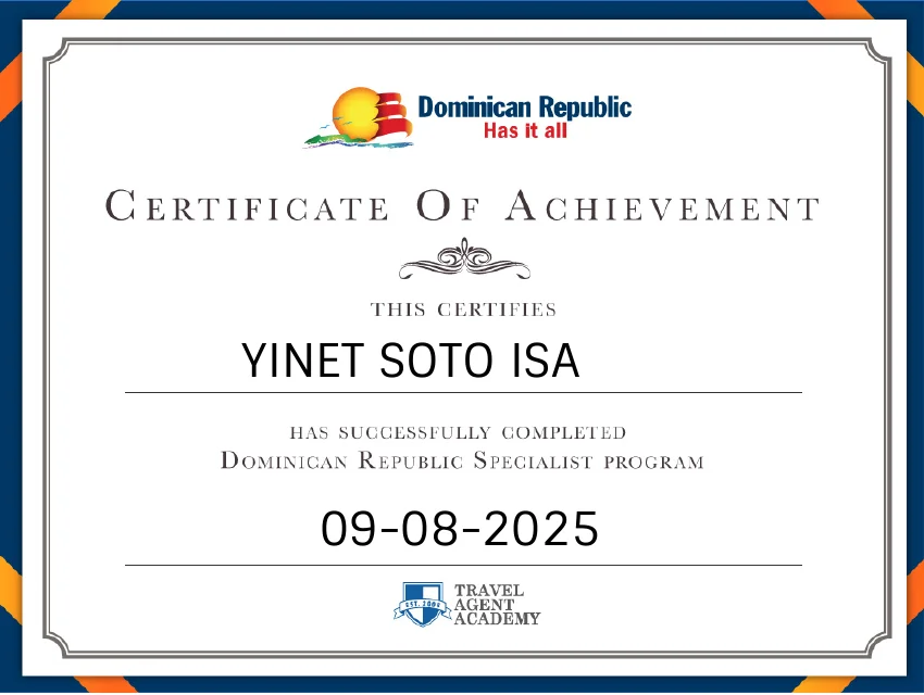 Certificado de República Dominicana: Specialist Program